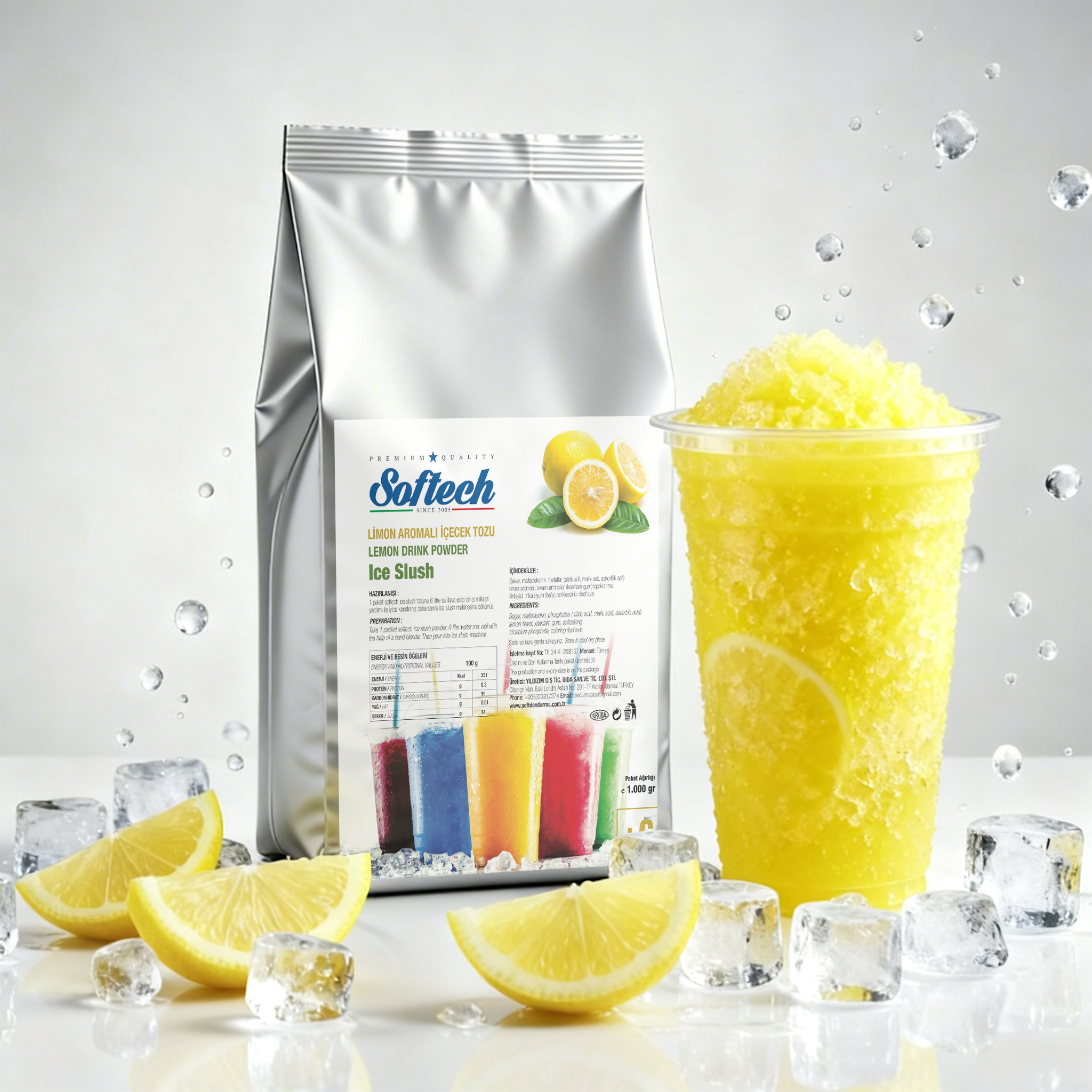 Limonlu Ice Slush Tozu