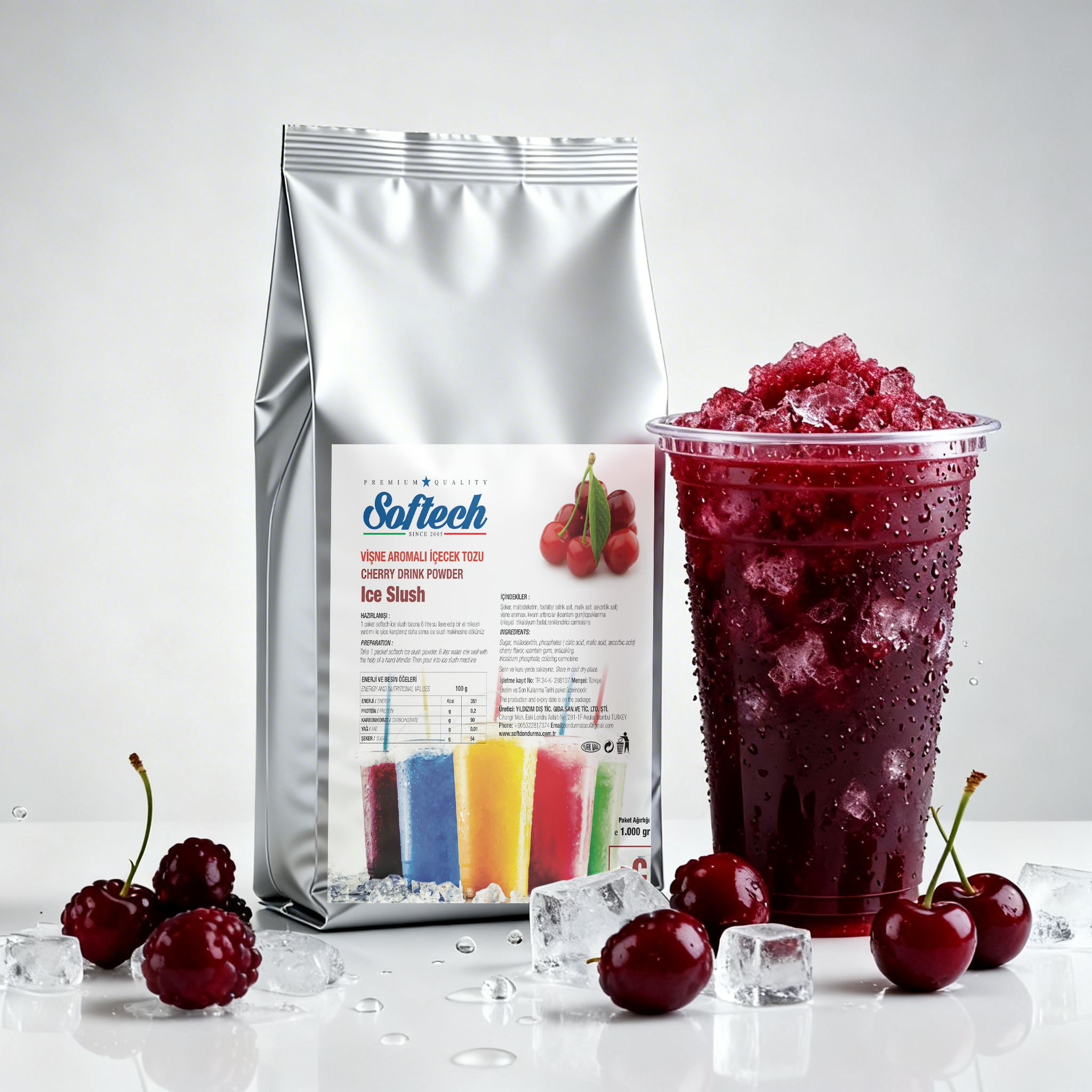 Vişneli Ice Slush Tozu